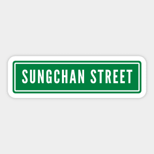 Sungchan Street Sign RIIZE Sticker